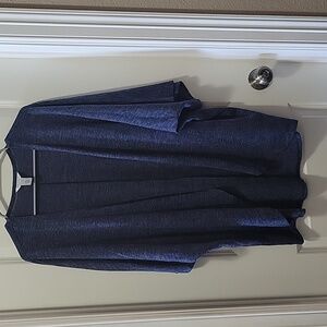 Arizona Jean Co Heathered Blue Cardigan, XL/XXL